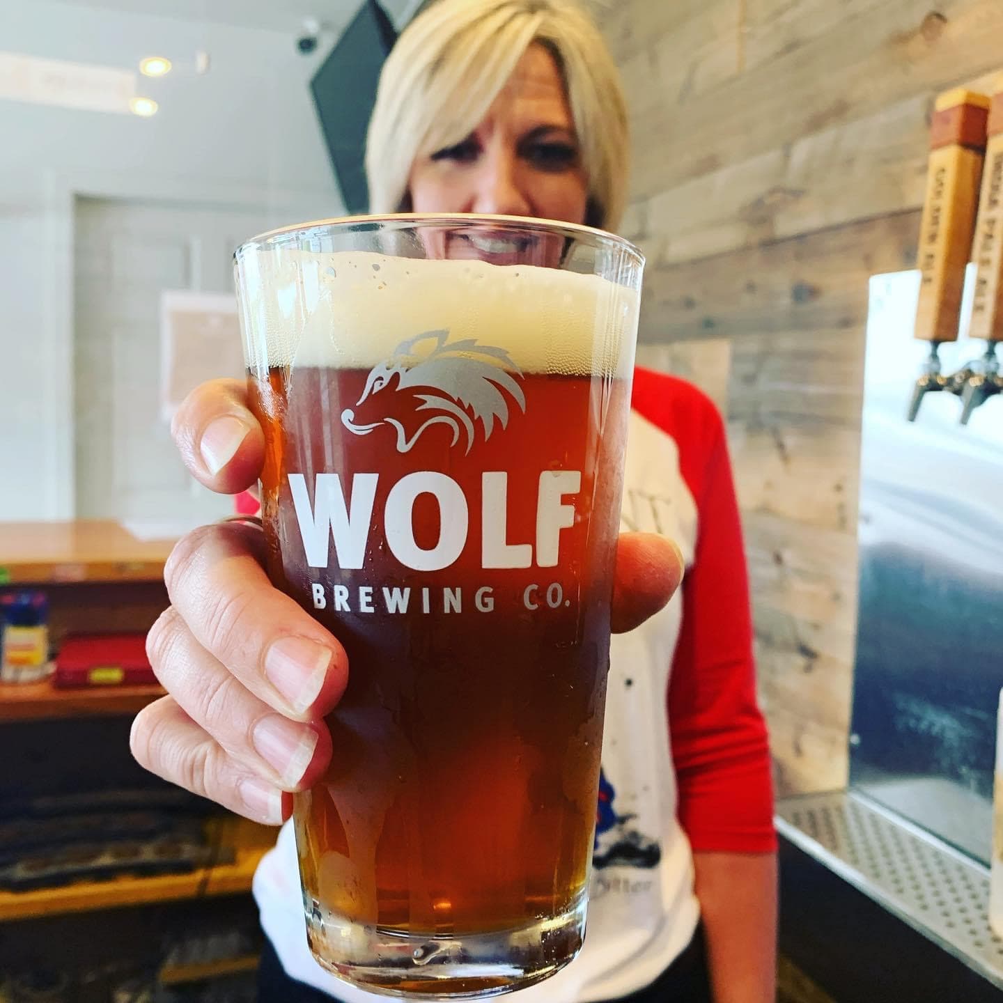 Wolf Brewing Company Pint of Beer